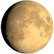 Azimut: 36.3°
Výška: 9.2°
Stáří: 12.03456 dne
Fáze: 91.9
Vzdálenost od Země: 364530 km