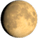 Azimut: 32.3°
Výška: 6°
Stáří: 12.3511 dne
Fáze: 93.6
Vzdálenost od Země: 360310 km